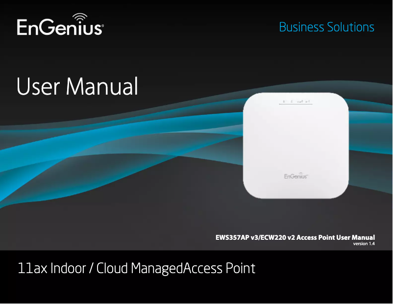 Page 1 de la notice Fiche technique EnGenius ECW220