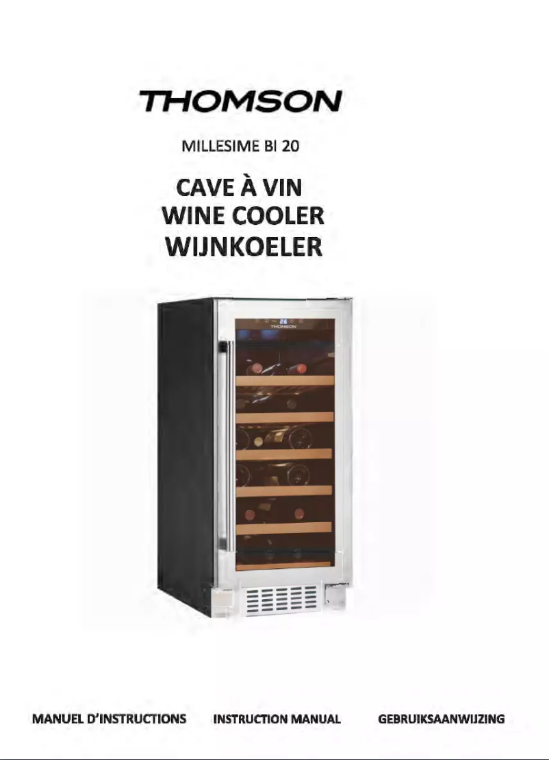 Página 1 del manual Manual de usuario Thomson Millesime BI 20