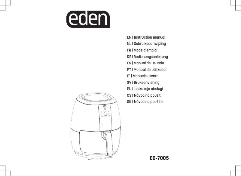 Page n°1 - Manuel utilisateur Eden ED-7005