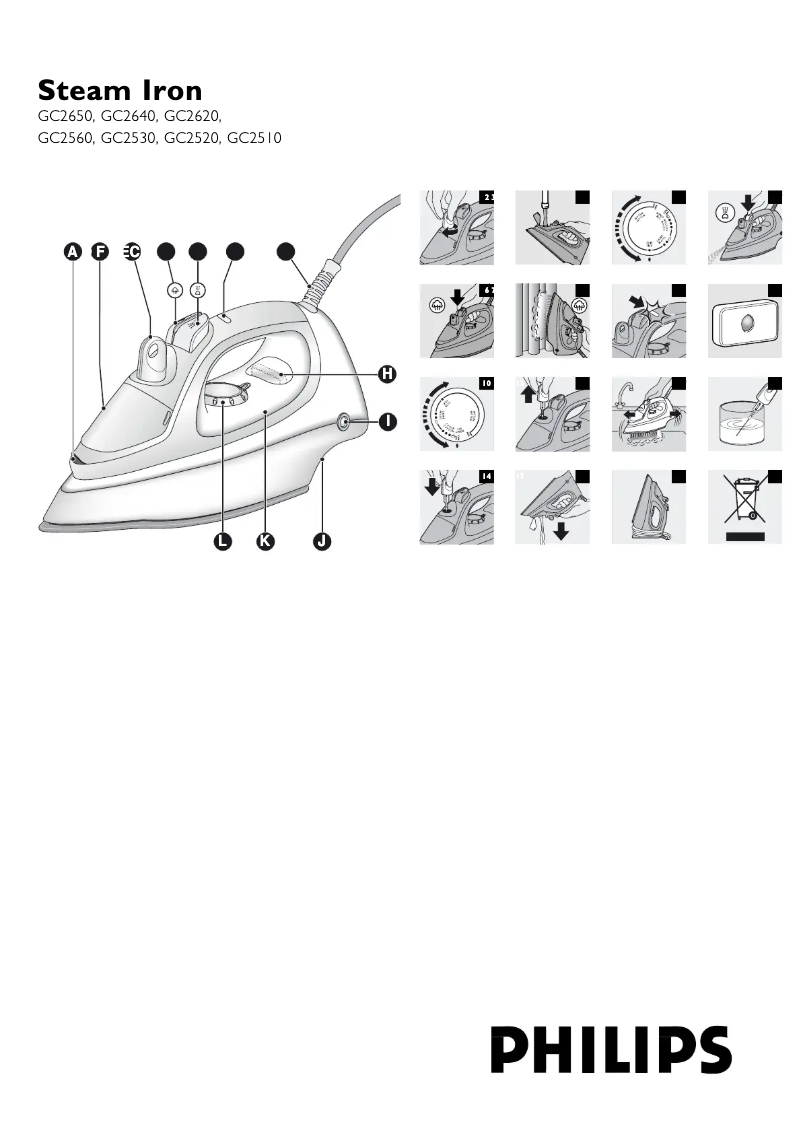 Página 1 del manual Manual de usuario Philips GC2530