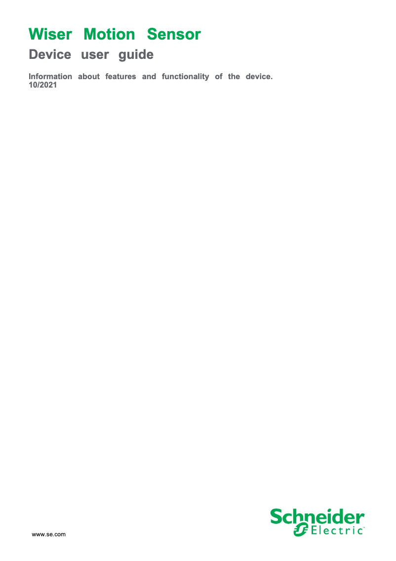 Page 1 de la notice Manuel utilisateur Schneider CCT595011