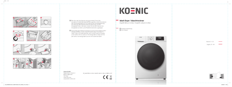 Page 1 de la notice Manuel utilisateur Koenic KWDR 8512 A INV