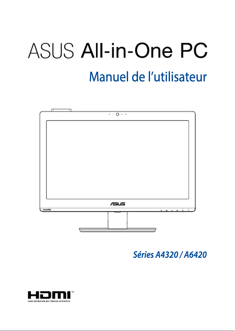 Page n°1 - Manuel utilisateur Asus A6420