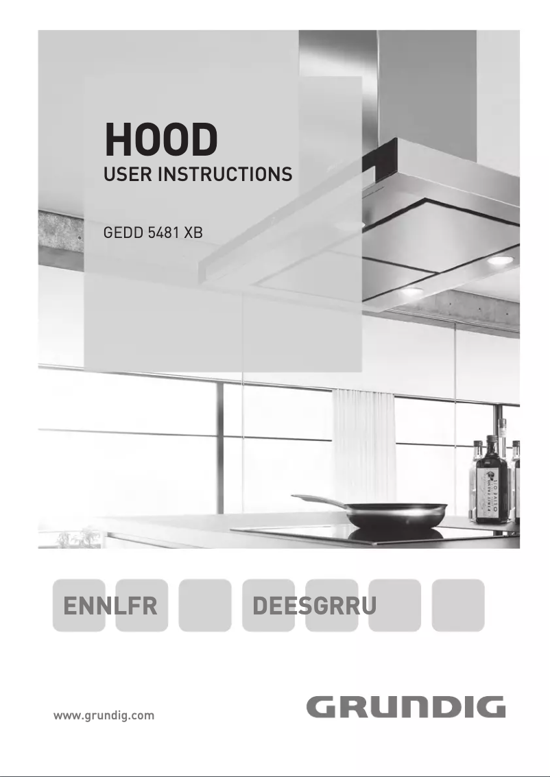 Page n°1 - Manuel utilisateur Grundig GEDD 5481 XB