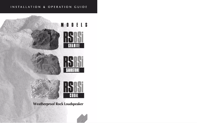 Page n°1 - Manuel utilisateur Niles RS8Si