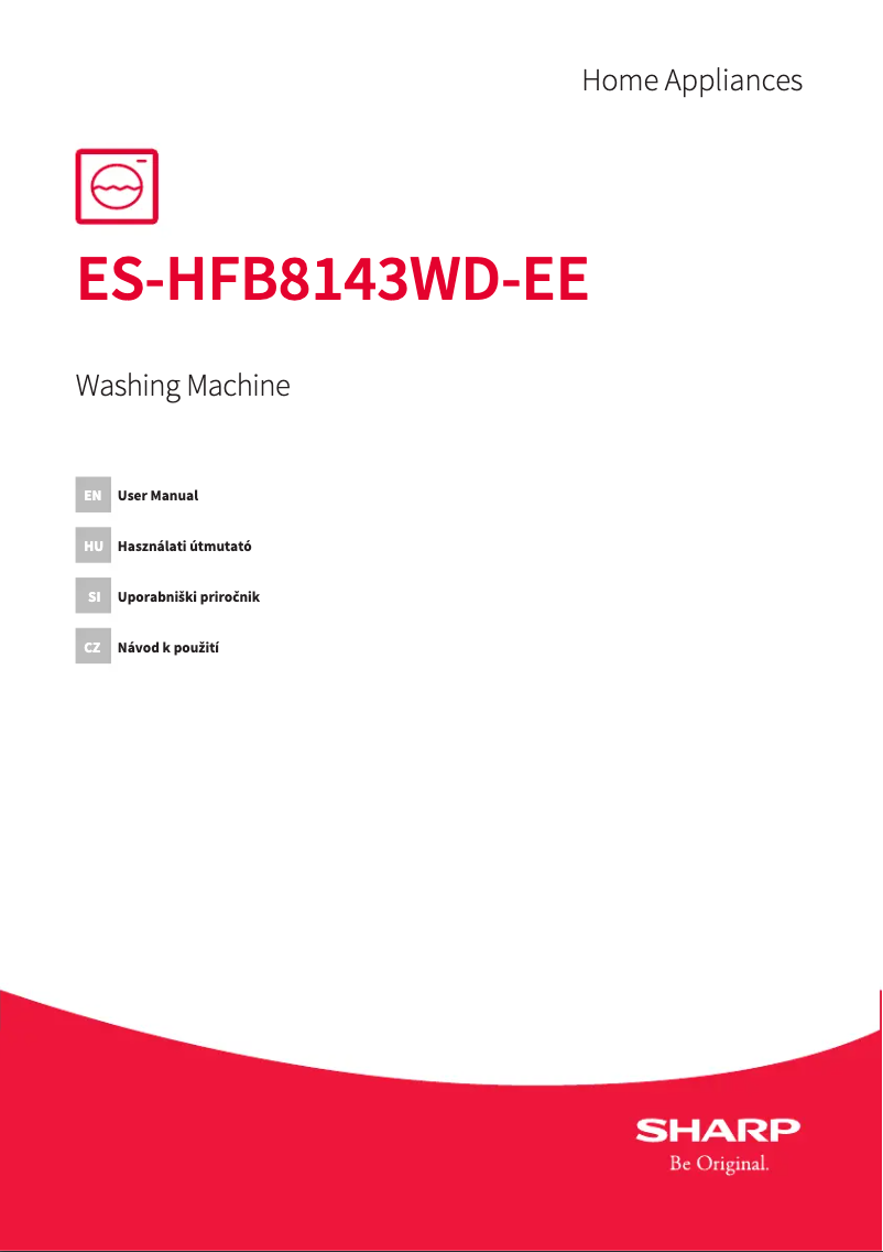 Page n°1 - Manuel utilisateur Sharp ES-HFB8143WD-EE
