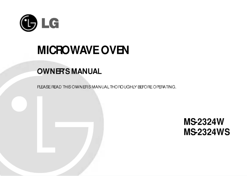 Page n°1 - Manuel utilisateur LG MS-2324WS