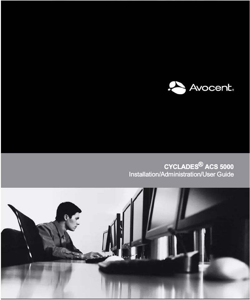 Image de la première page du manuel de l'appareil ACS5032DAC-001