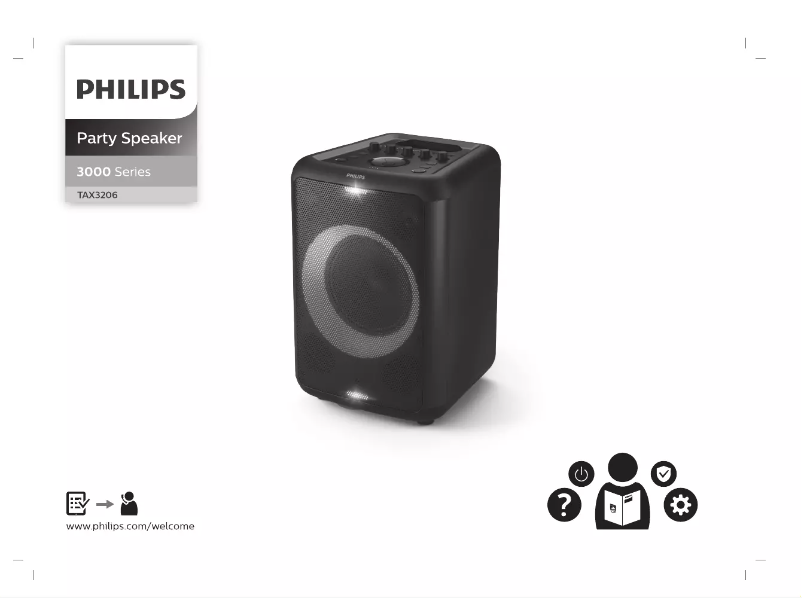 Page n°1 - Guide de démarrage rapide Philips TAX5206