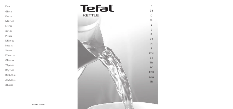 Page n°1 - Manuel utilisateur Tefal BF812832
