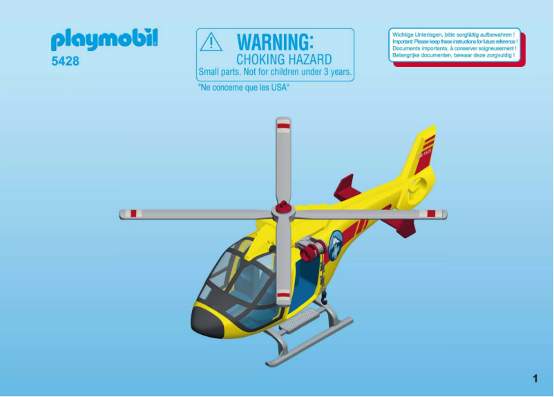 Page n°1 - Manuel utilisateur Playmobil 5428