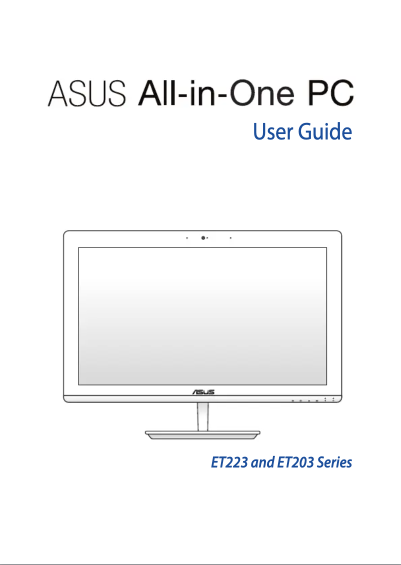 Page n°1 - Manuel utilisateur Asus ET ET2231IUK