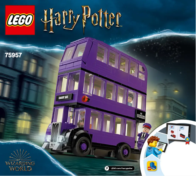 Page 1 de la notice Manuel utilisateur Lego Harry Potter 75957