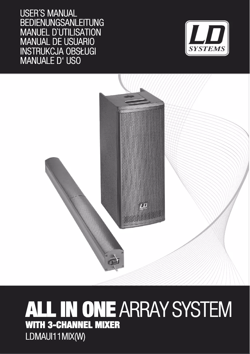 Página 1 del manual Manual de usuario LD Systems MAUI 11 MIX