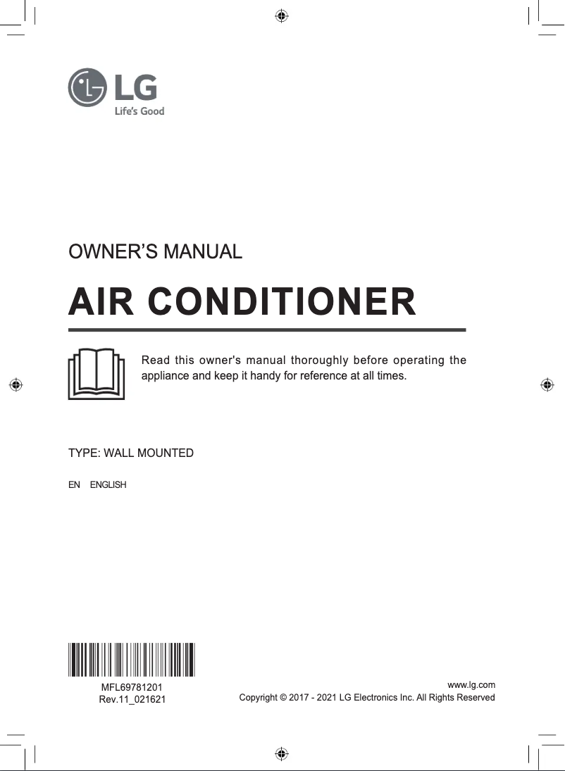 Page n°1 - Manuel utilisateur LG M10EJH