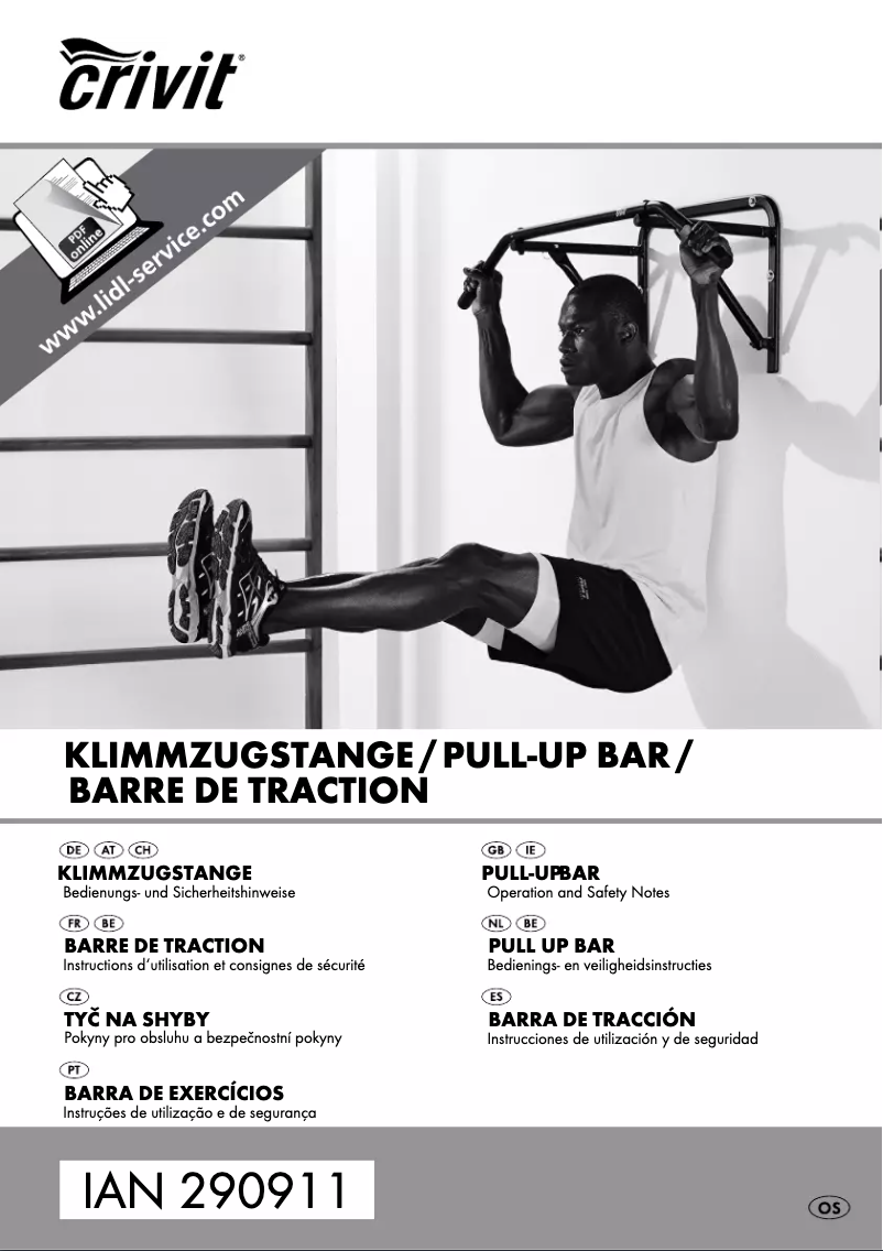 Page 1 de la notice Manuel utilisateur Crivit IAN 290911