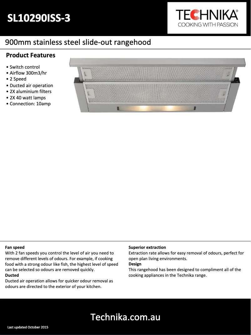 Image de la première page du manuel de l'appareil SL10290ISS-3