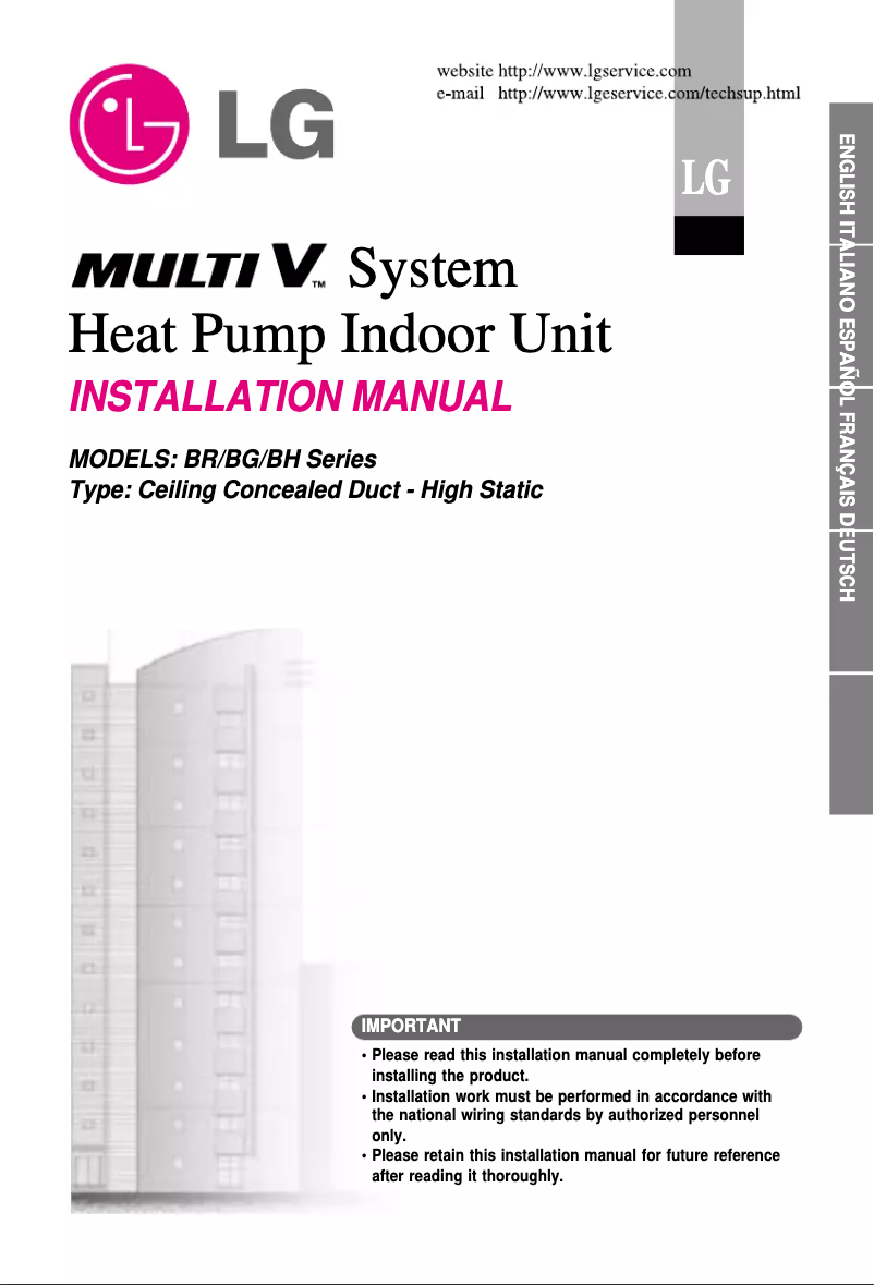 Page n°1 - Manuel utilisateur LG LRNU48GBRA0