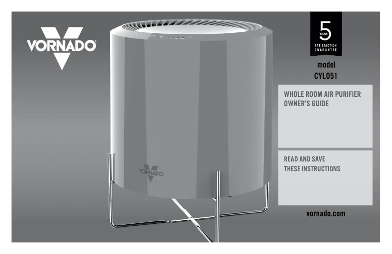 Page n°1 - Manuel utilisateur Vornado CYLO51