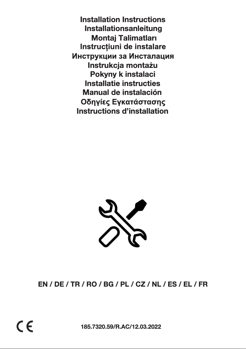 Page n°1 - Instructions / montage Grundig GDKP5464BBSC