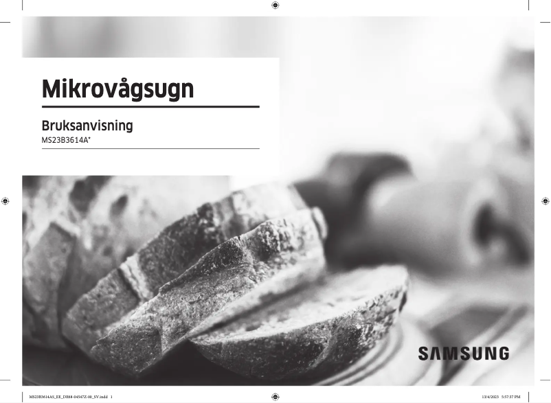 Page 1 de la notice Manuel utilisateur Samsung MS23B3614AW
