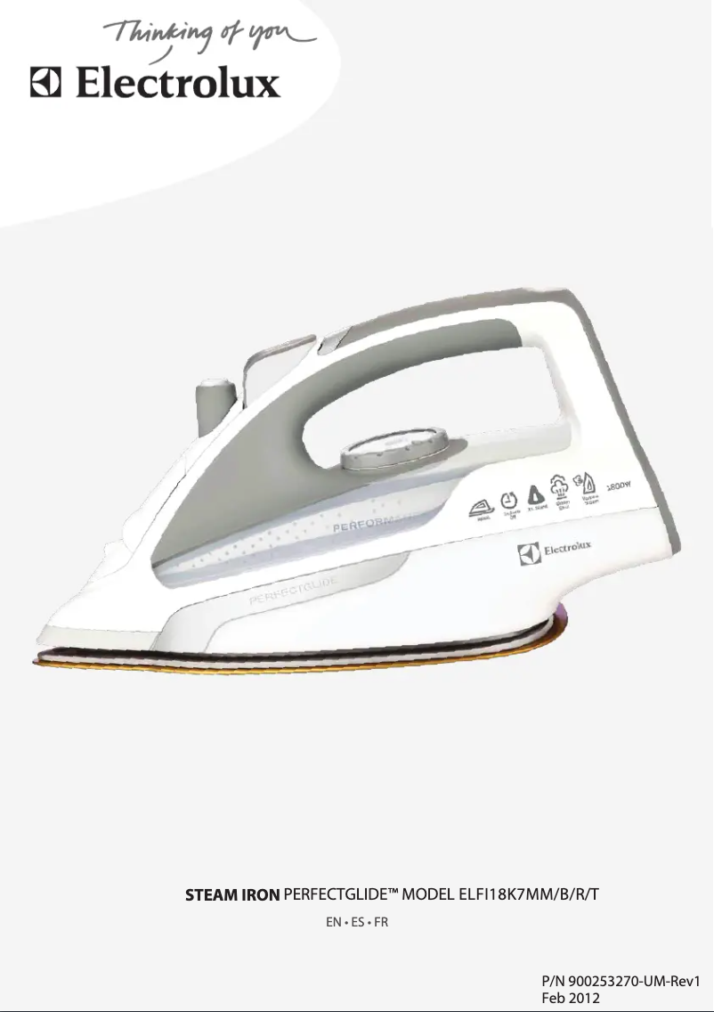 Page 1 de la notice Manuel utilisateur Electrolux ELFI18K7MR