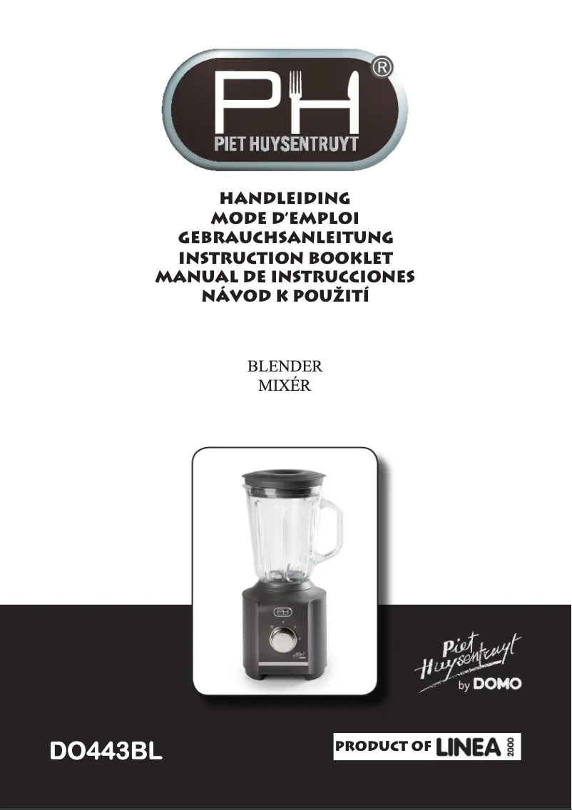 Page 1 de la notice Manuel utilisateur Domo DO443BL