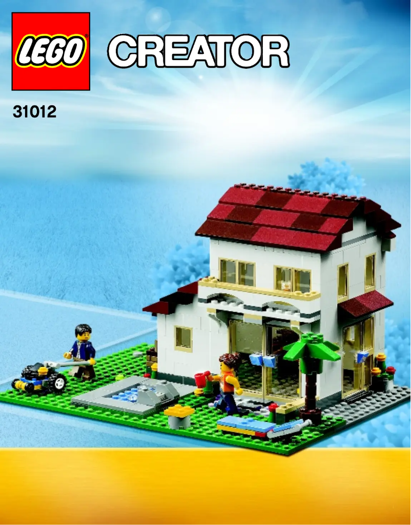 Page n°1 - Manuel utilisateur Lego Creator 31012