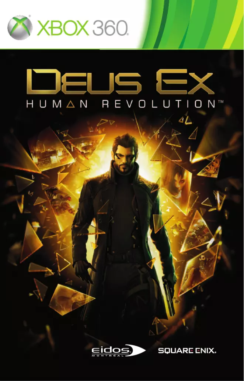 Page 1 de la notice Manuel utilisateur Microsoft Deus Ex - Human Revolution (Xbox 360)