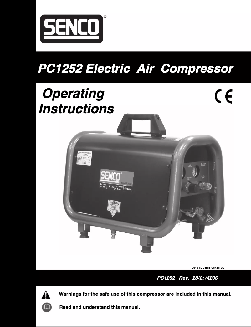 Image de la première page du manuel de l'appareil PC1252