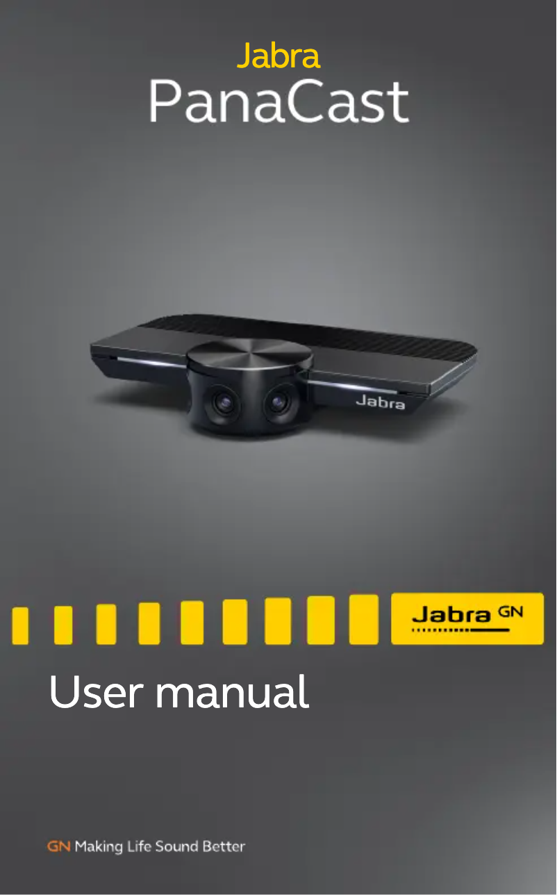 Page 1 de la notice Manuel utilisateur Jabra PanaCast USB Hub