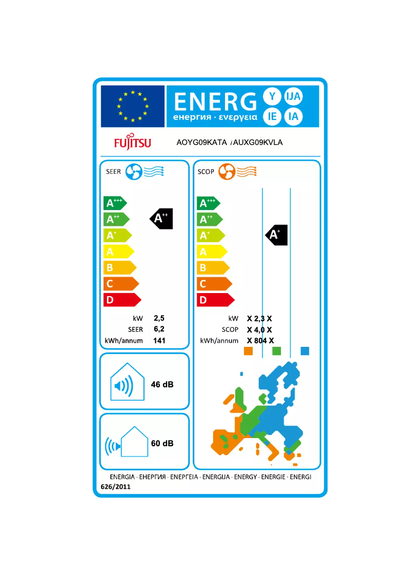 Image de la première page du manuel de l'appareil AUXG09KVLA