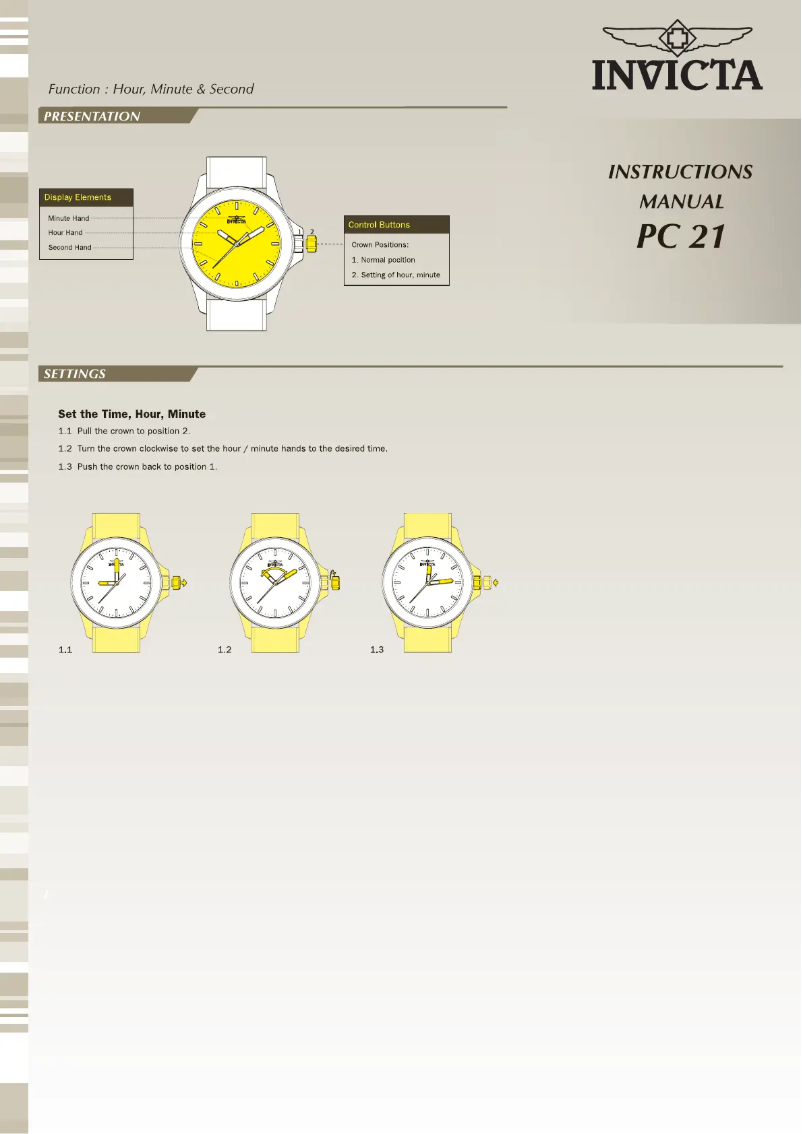 Image de la première page du manuel de l'appareil Just For Her 29346