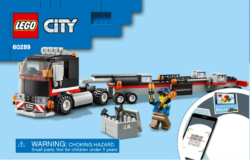 Page 1 of the manual User Manual Lego City 60289