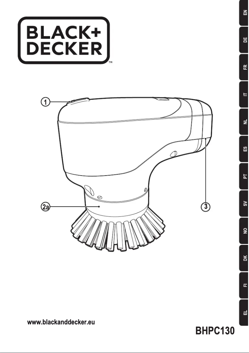 Page 1 de la notice Manuel utilisateur Black & Decker BHPC130