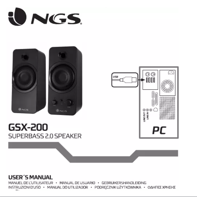 Página 1 del manual Manual de usuario NGS GSX-200