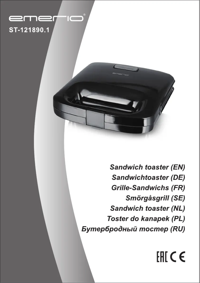 Page 1 de la notice Manuel utilisateur Emerio ST-121890