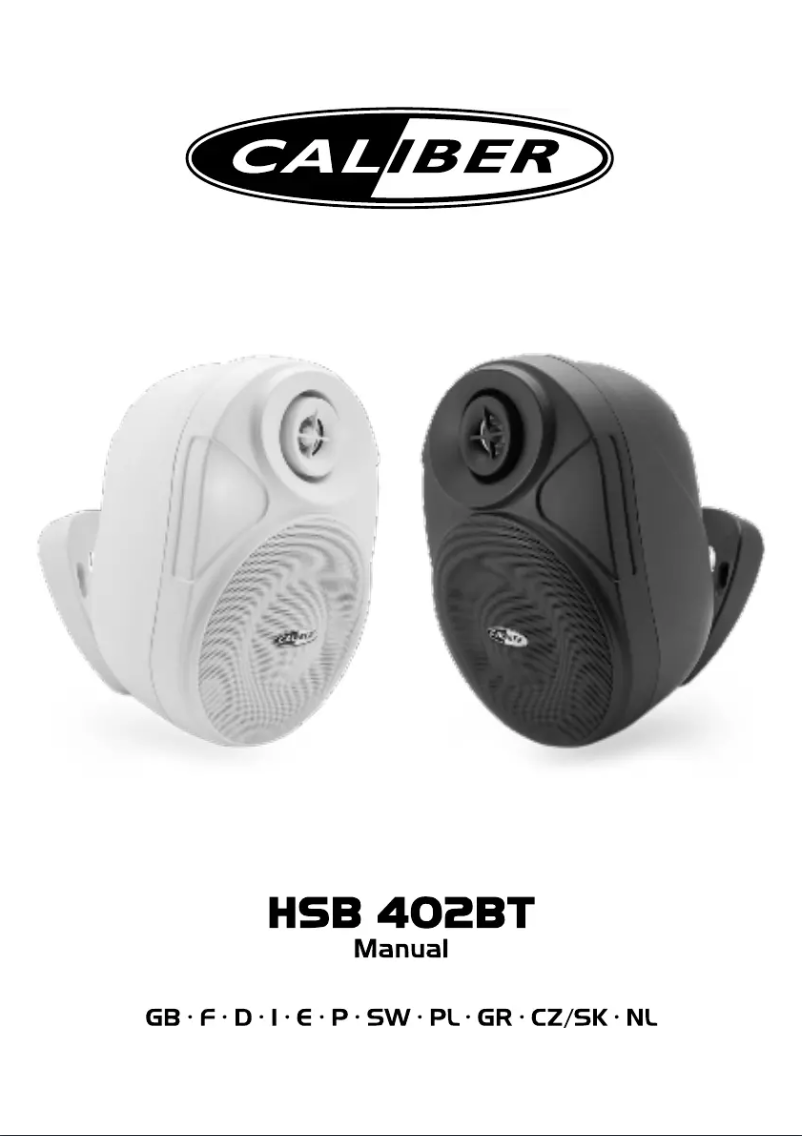 Page n°1 - Manuel utilisateur Caliber HSB402BT