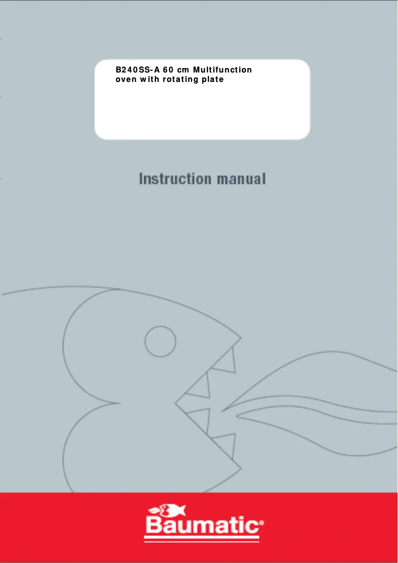 Image de la première page du manuel de l'appareil B240SS