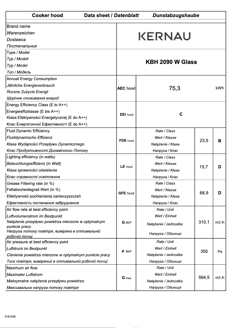 Image de la première page du manuel de l'appareil KBH 0860 W