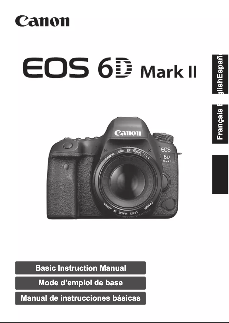 Image de la première page du manuel de l'appareil EF 24-105mm f/4L IS II USM