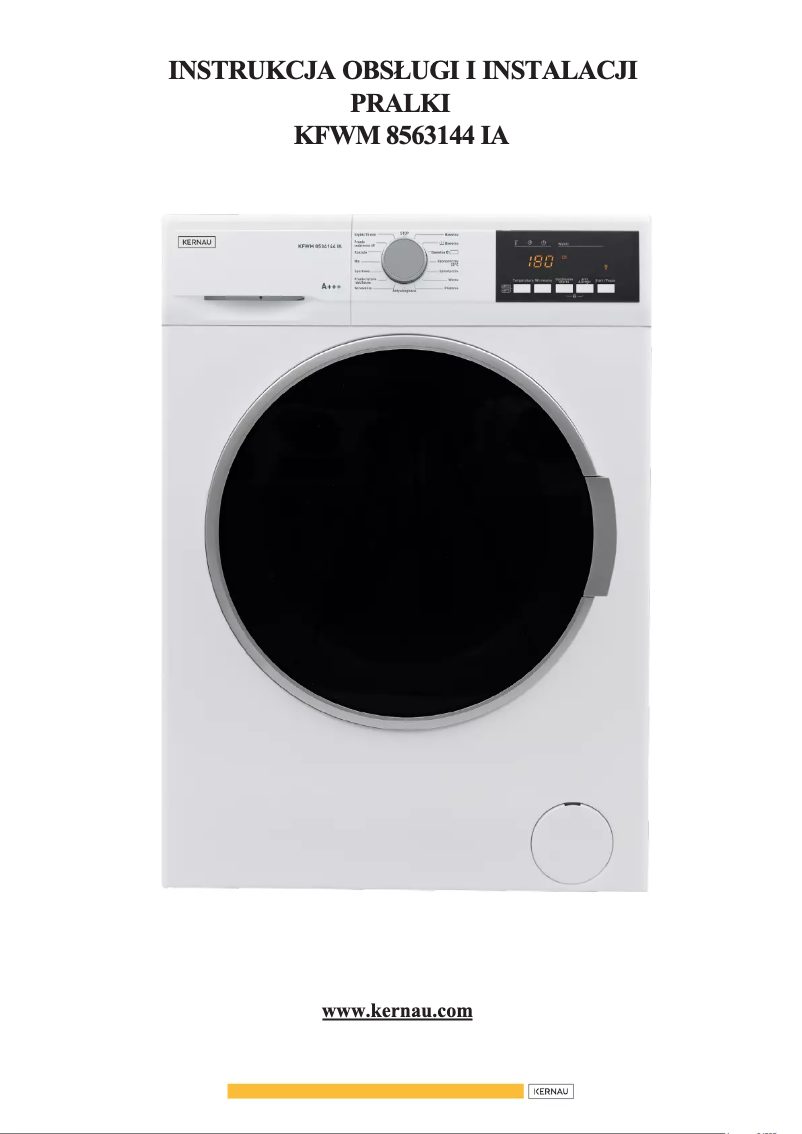 Página 1 del manual Manual de usuario Kernau KFWM 8563144 IA