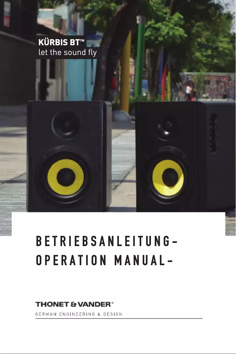 Image de la première page du manuel de l'appareil Kurbis BT