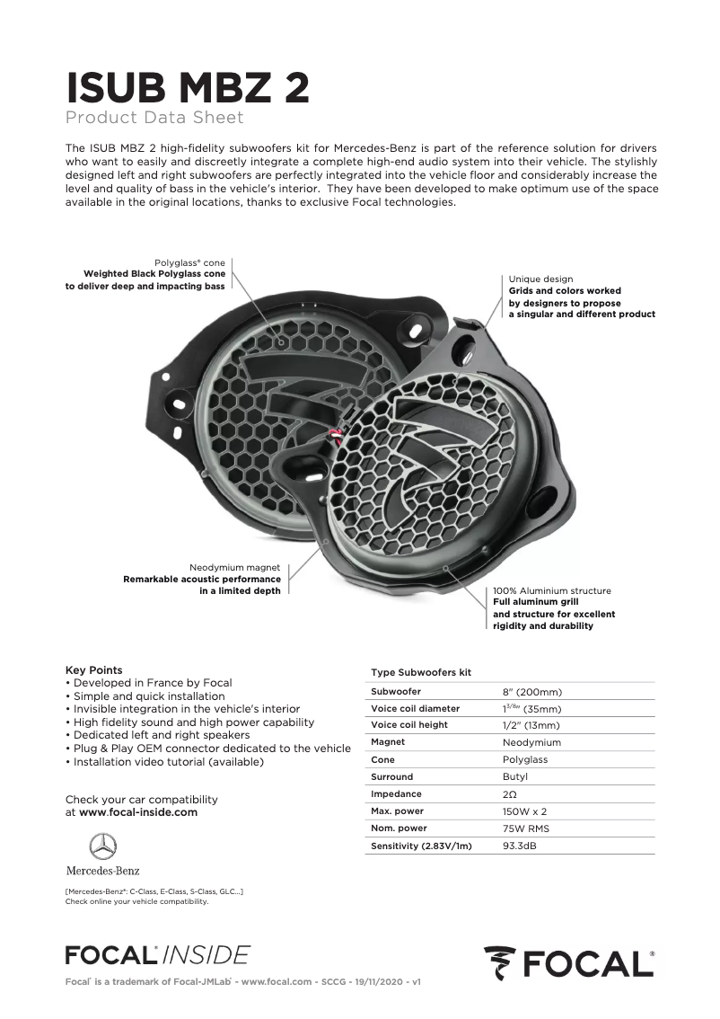 Image de la première page du manuel de l'appareil ISUB MBZ 2