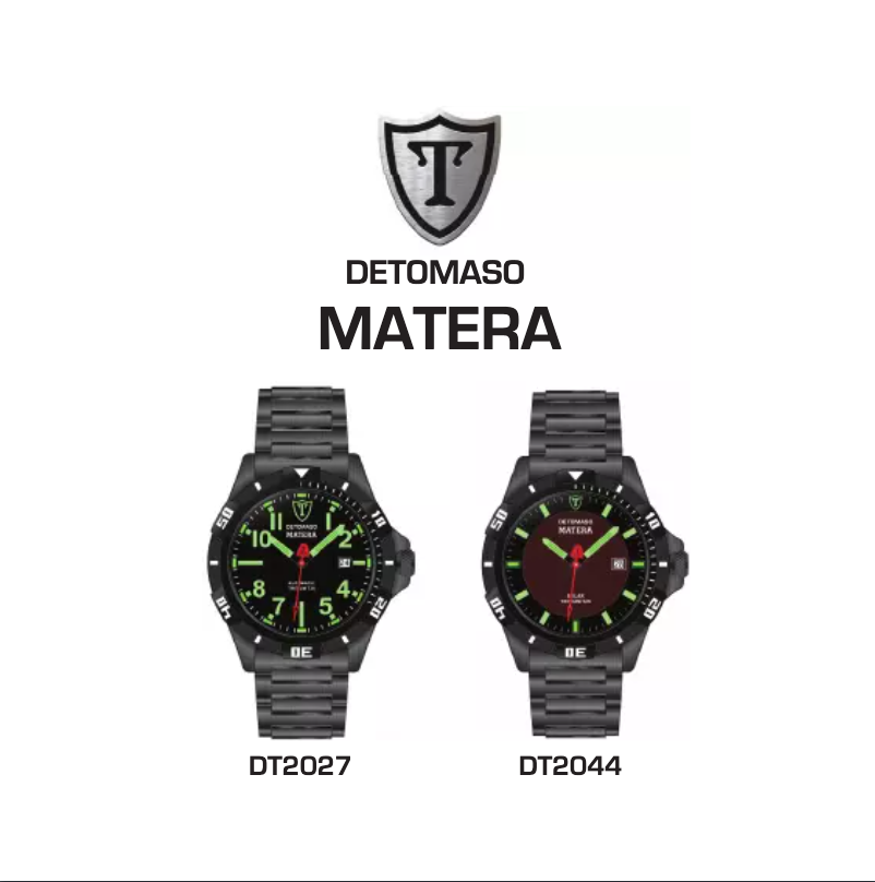 Page 1 de la notice Manuel utilisateur Detomaso Matera