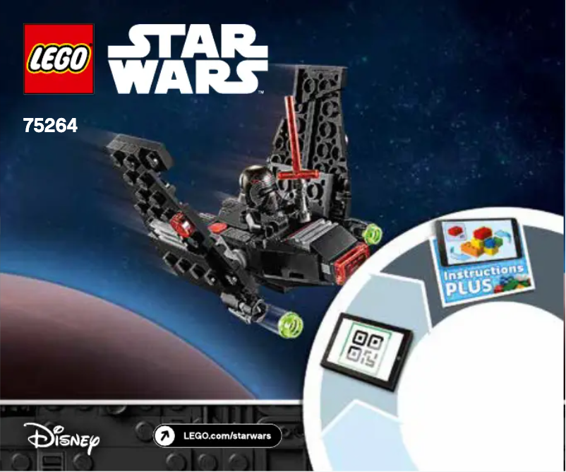 Page 1 de la notice Manuel utilisateur Lego Star Wars 75264