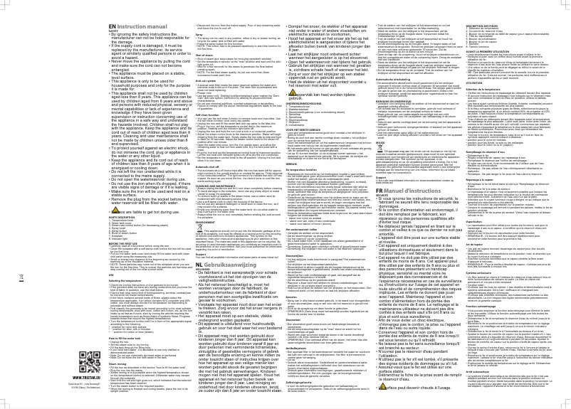 Image de la première page du manuel de l'appareil ST-8151PR