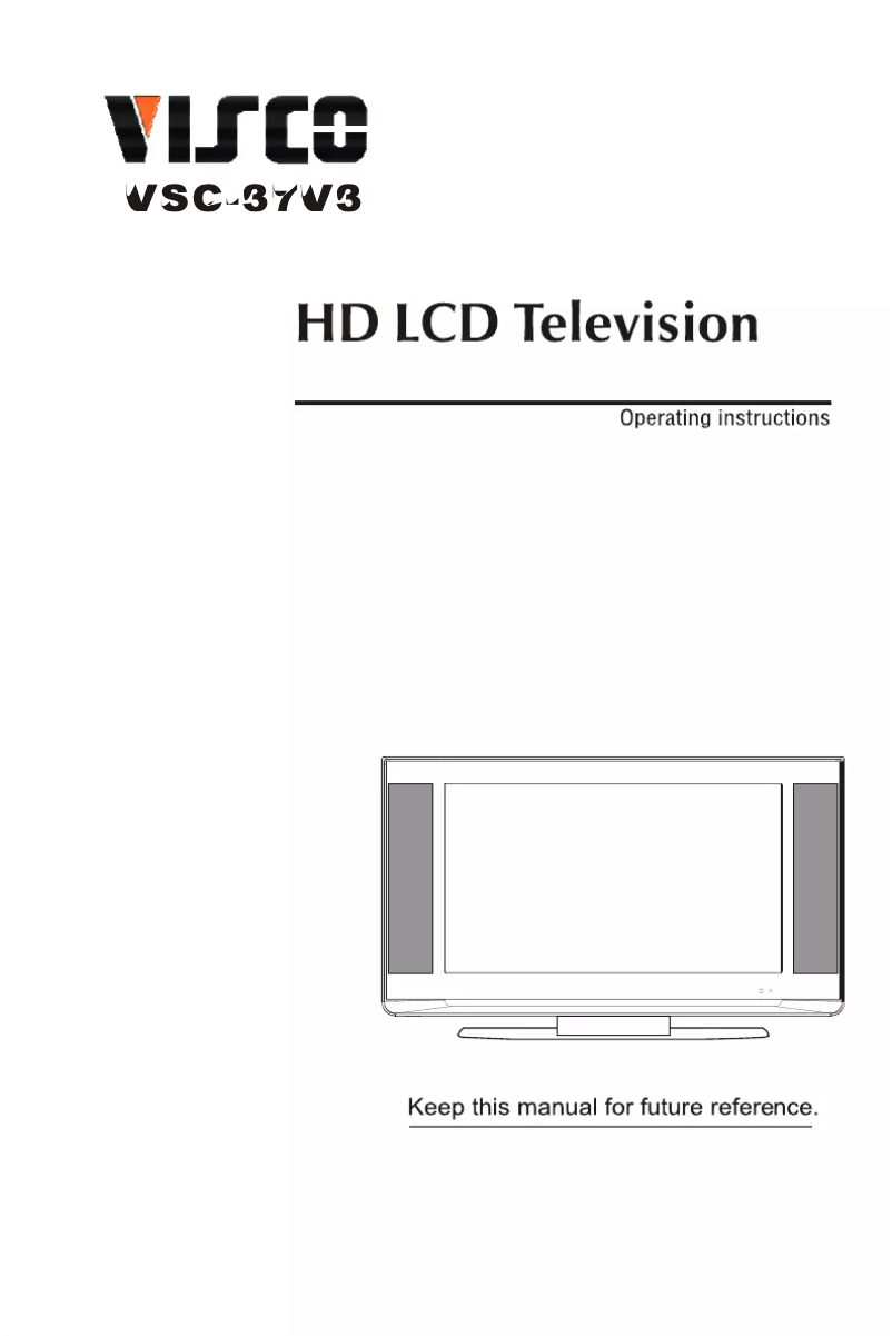 Image de la première page du manuel de l'appareil VSC-37V3