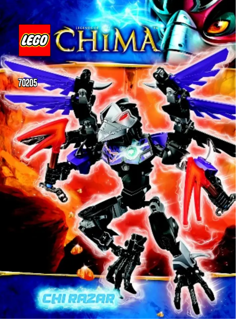 Page 1 de la notice Manuel utilisateur Lego Chima 70205