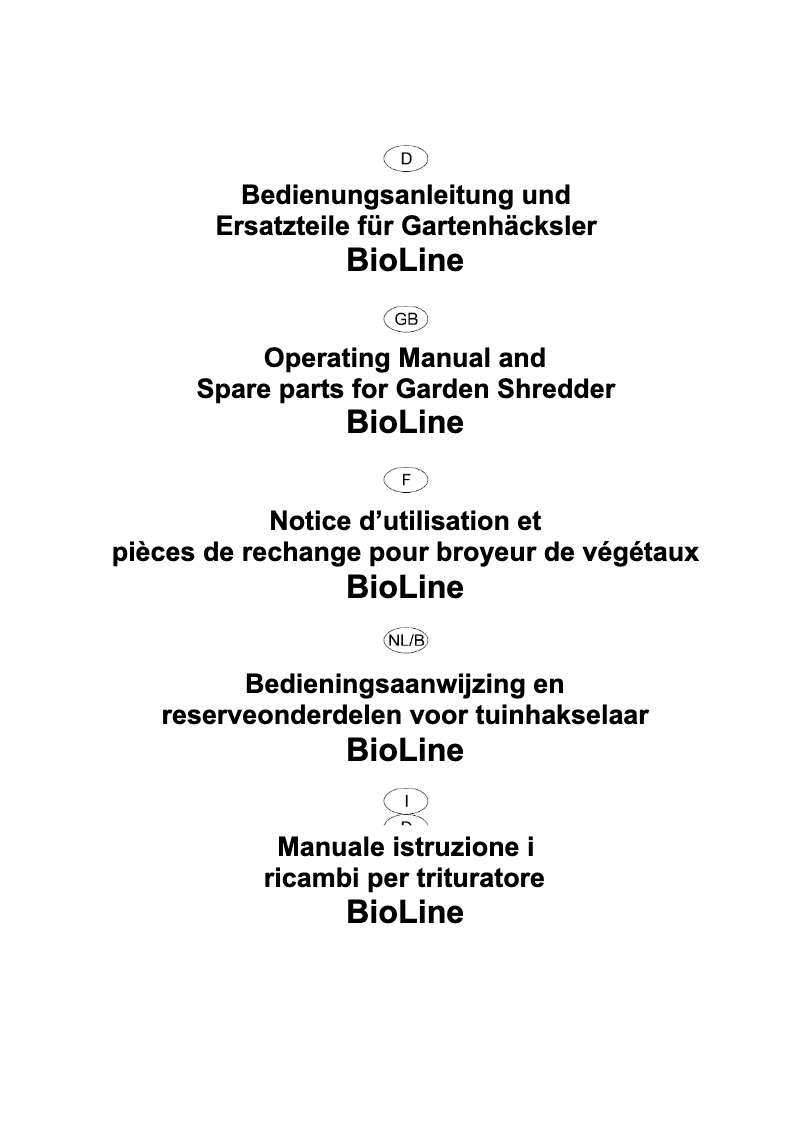 Page n°1 - Manuel utilisateur ATIKA BioLine 2400